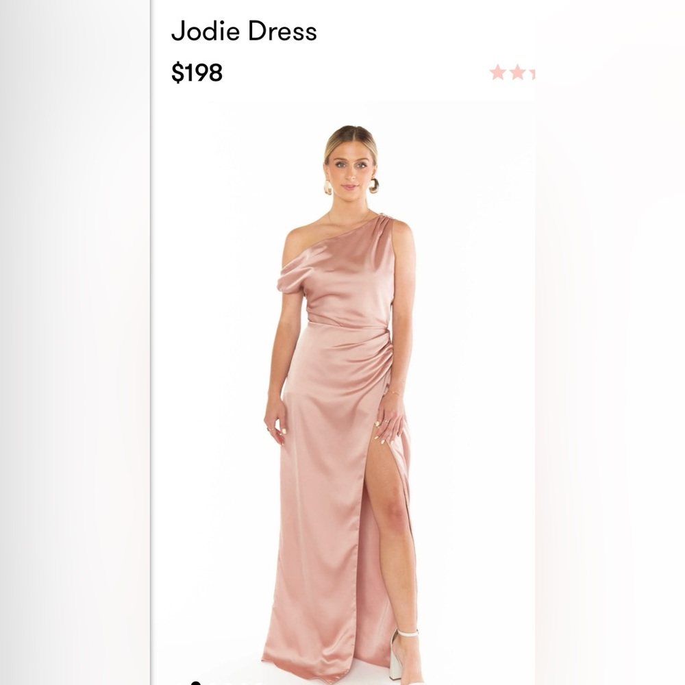 Show Me Your MuMu Satin Dress in Taupe